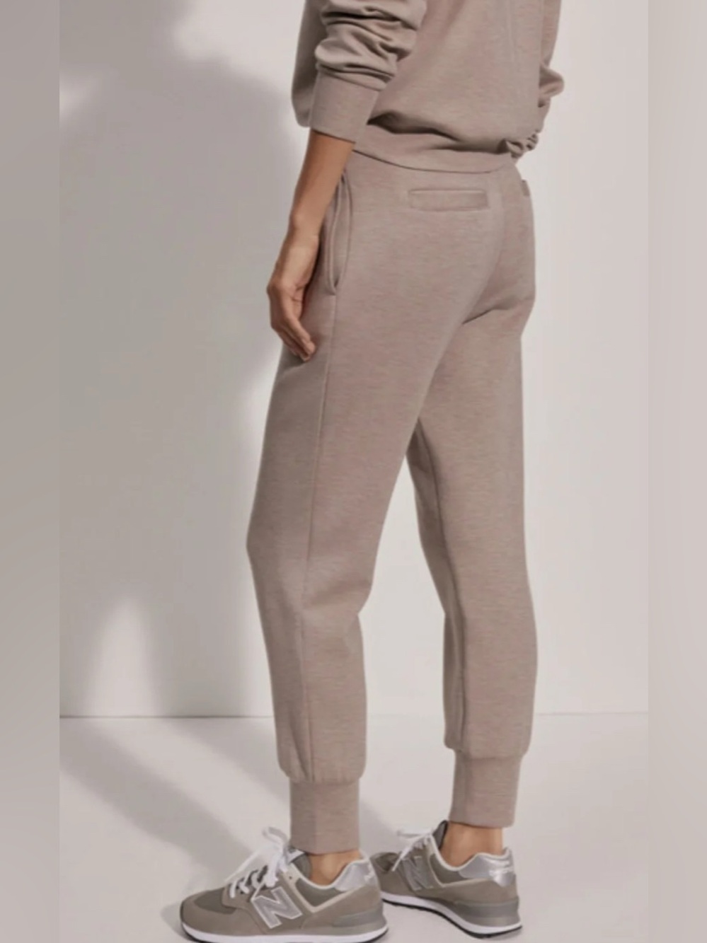 Varley Taupe Jogger Sweatpants